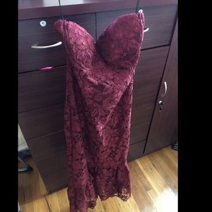Lulu’s Red Mermaid Style Dress